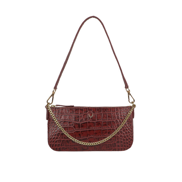 Valerie 02 Red Leather Bucket Bag