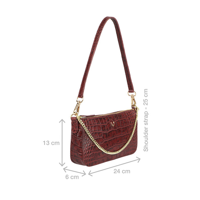 Valerie 02 Red Leather Bucket Bag