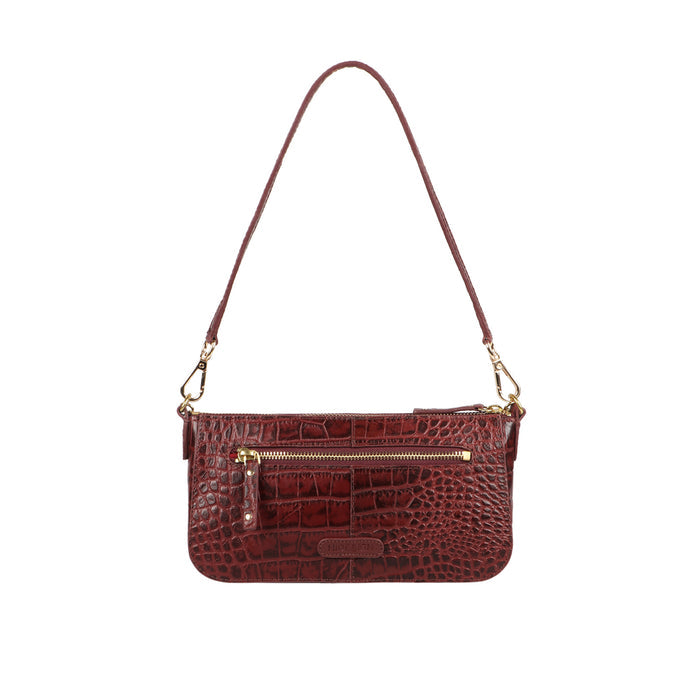 Valerie 02 Red Leather Bucket Bag
