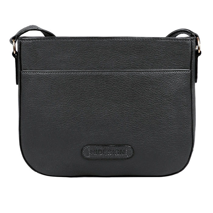 Valonia 03 Black Leather Sling Bag