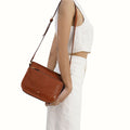 Valonia 03 Tan Leather Sling Bag