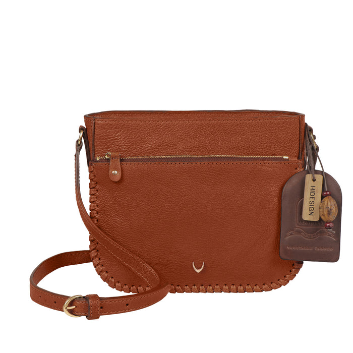 Valonia 03 Tan Leather Sling Bag