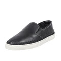 Vancouver Men's Black Leather Slip On