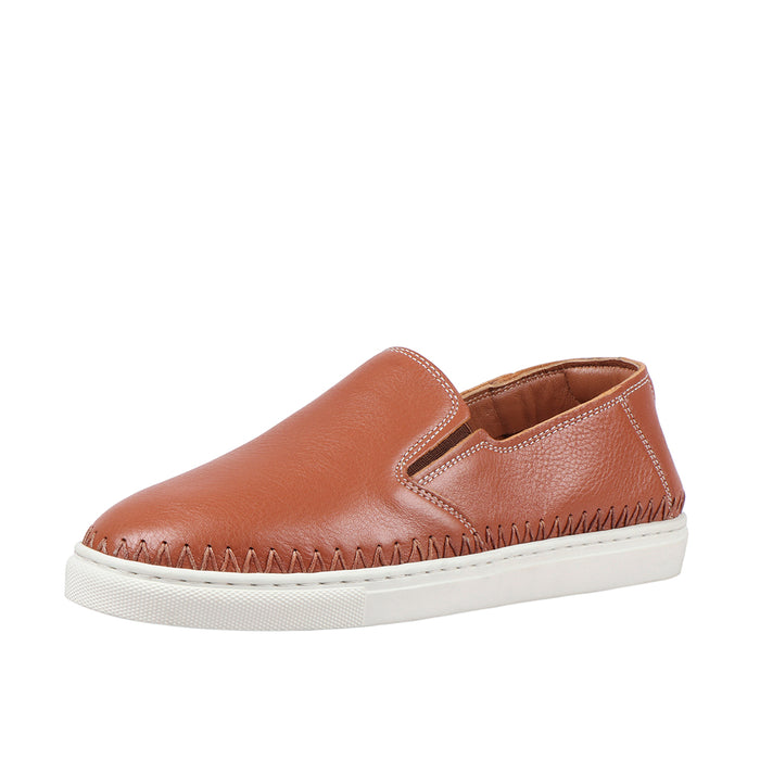 Vancouver Men's Tan Leather Slip On