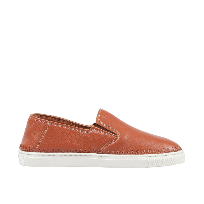 Vancouver Men's Tan Leather Slip On