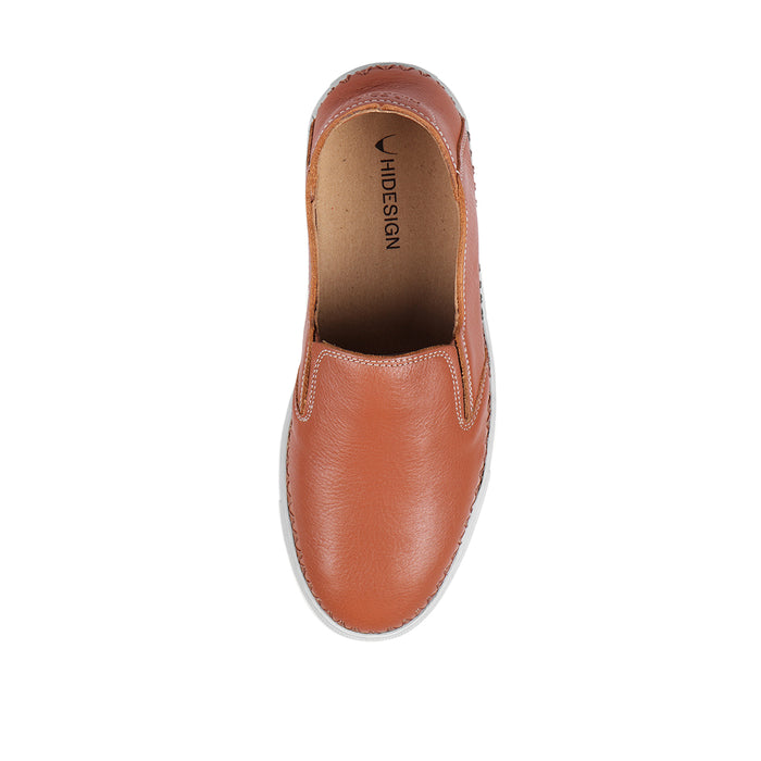 Vancouver Men's Tan Leather Slip On