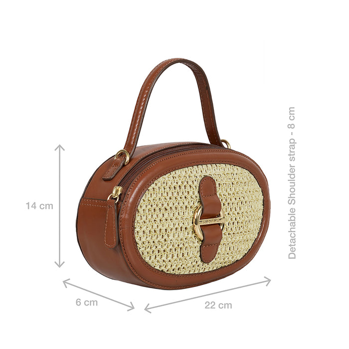 Veneto Tan Leather Handbag
