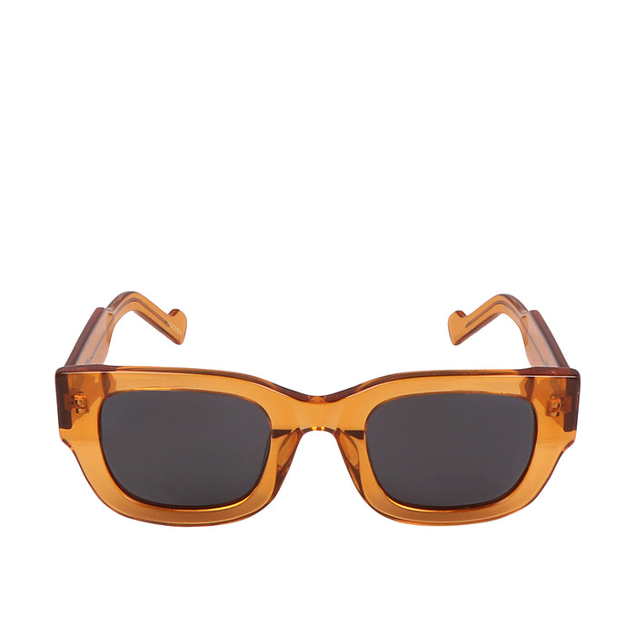 Ventura Unisex Tan Wayfarer Sunglasses