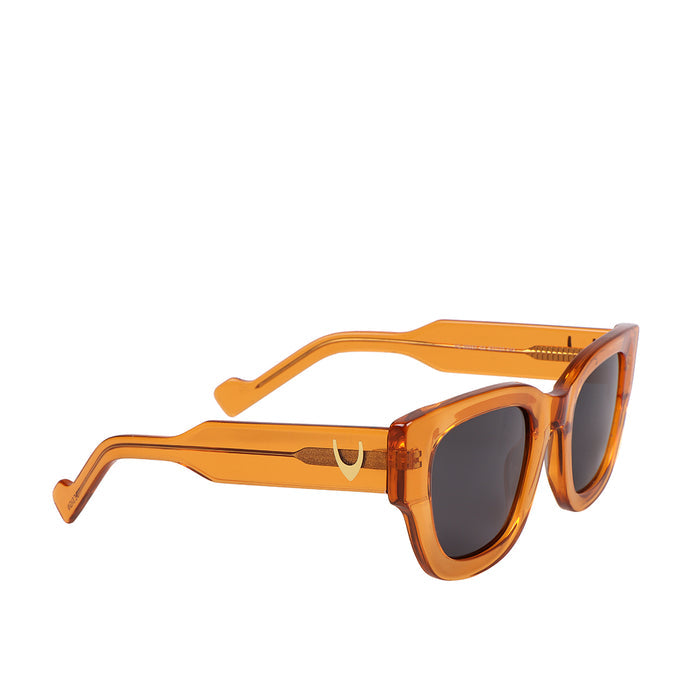 Ventura Unisex Tan Wayfarer Sunglasses