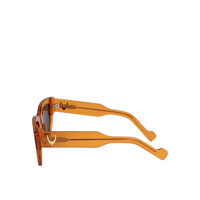 Ventura Unisex Tan Wayfarer Sunglasses