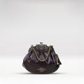 Versailles 01 Purple Leather Sling Bag