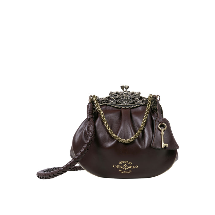 Versailles 01 Purple Leather Sling Bag