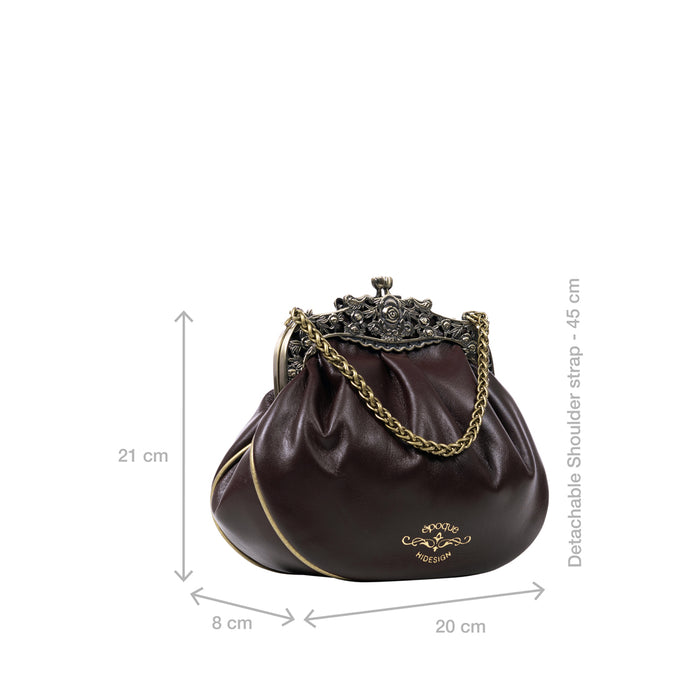 Versailles 01 Purple Leather Sling Bag