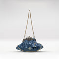 Versailles 02 Blue Leather Sling Bag