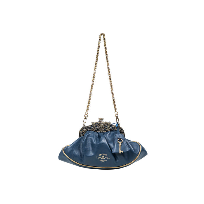 Versailles 02 Blue Leather Sling Bag