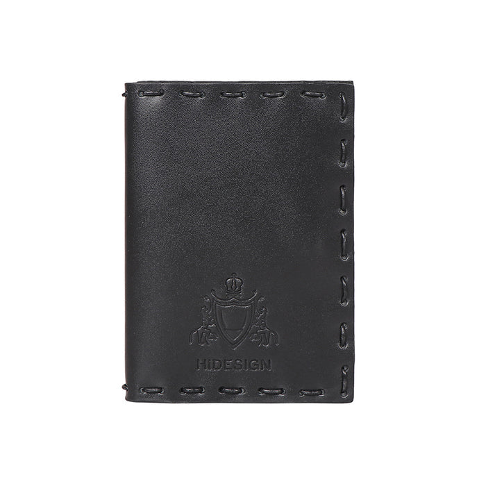 Viaggio Black Leather Passport Holder