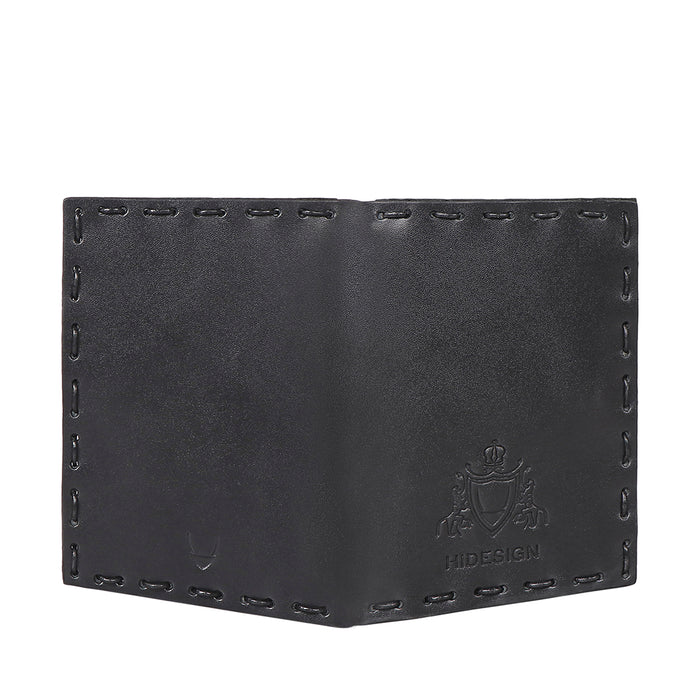 Viaggio Black Leather Passport Holder