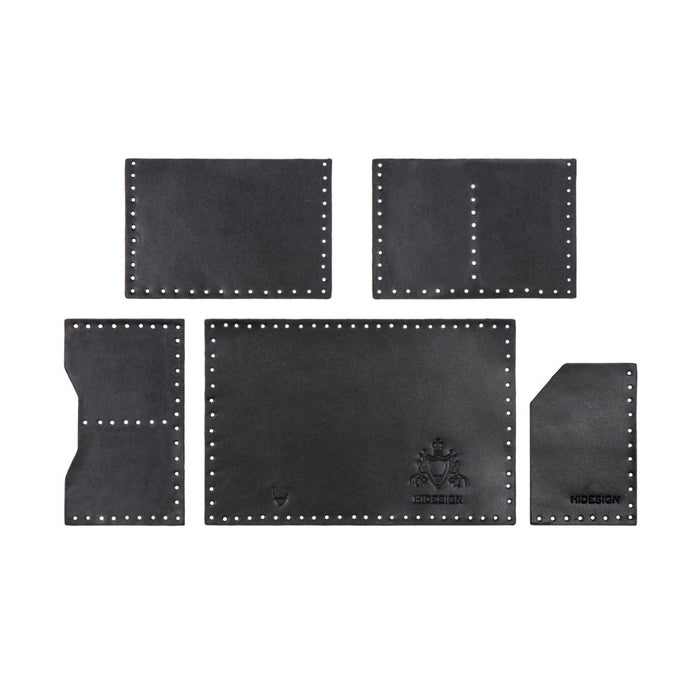 Viaggio Black Leather Passport Holder