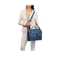 Vibes 01 Blue Leather Crossbody