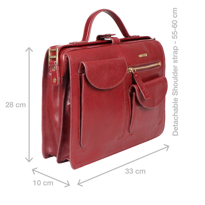 Vibes 01 Red Leather Crossbody