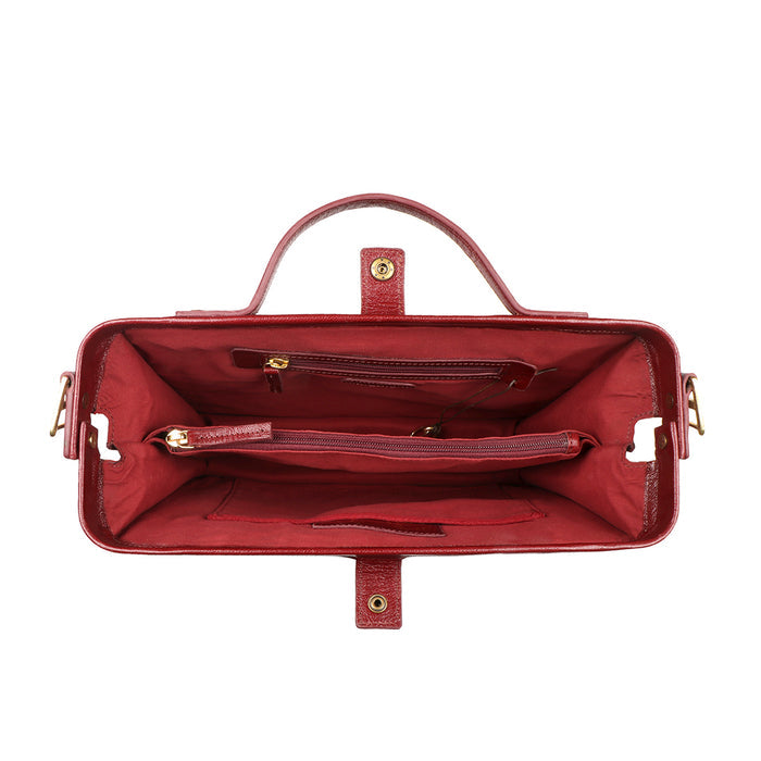 Vibes 01 Red Leather Crossbody