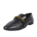 Vienna Women's Black Leather Loafers