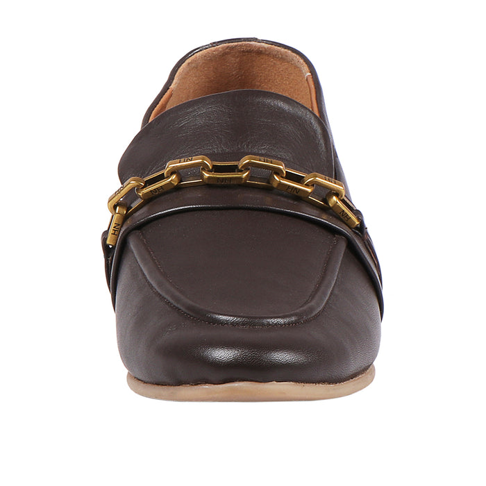 Vienna Women's Brown Leather Loafers