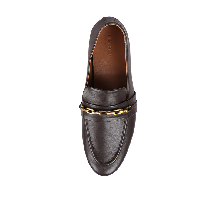 Vienna Women's Brown Leather Loafers