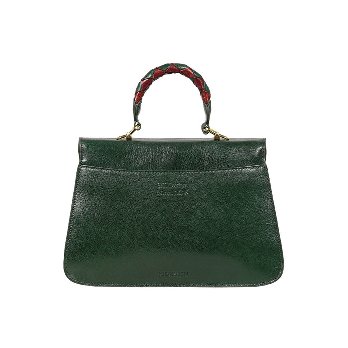 Vine 01 Green Leather Sling Bag