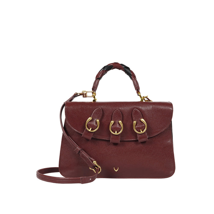 Vine 01 Red Leather Sling Bag