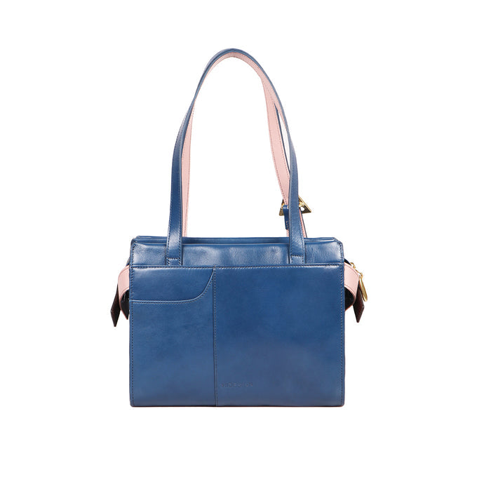 Vintage 03 Blue Leather Shoulder Bag