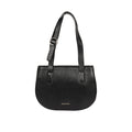 Violette 01 Black Leather Shoulder Bag