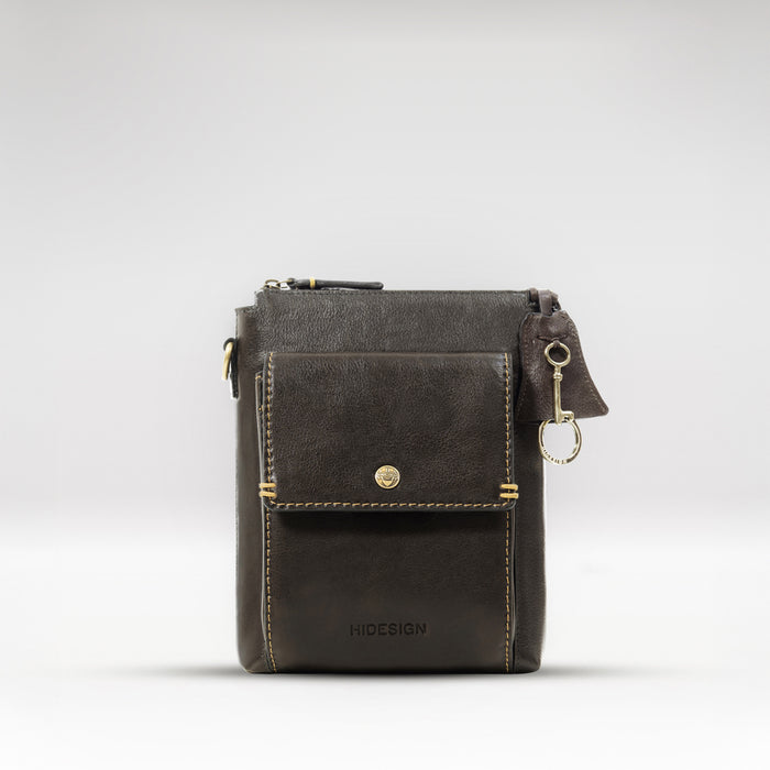 Viscounti 01 Olive Leather Crossbody