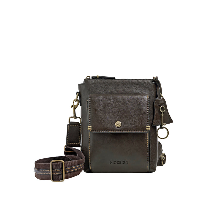 Viscounti 01 Olive Leather Crossbody