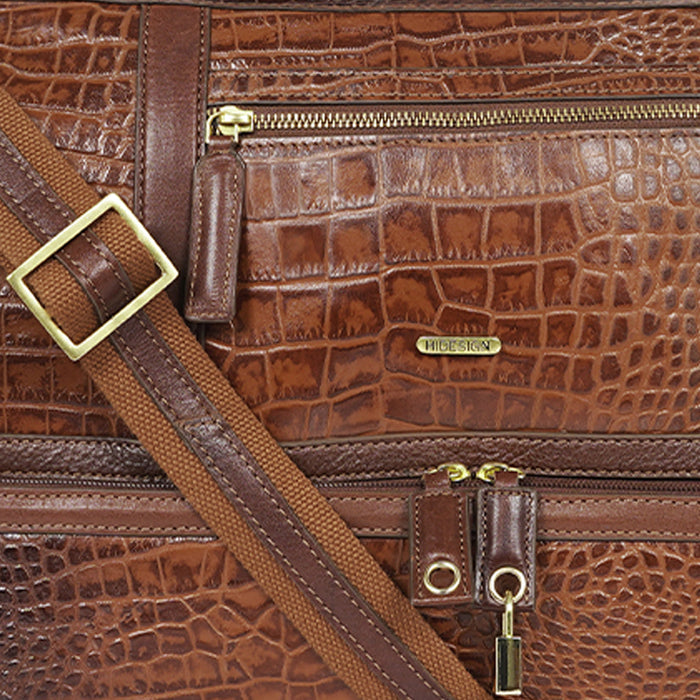 Wanderer 01 Tan Leather Duffle Bag