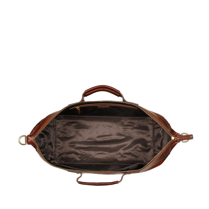 Wanderer 01 Tan Leather Duffle Bag