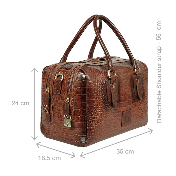 Wanderer 03 Tan Leather Duffle Bag
