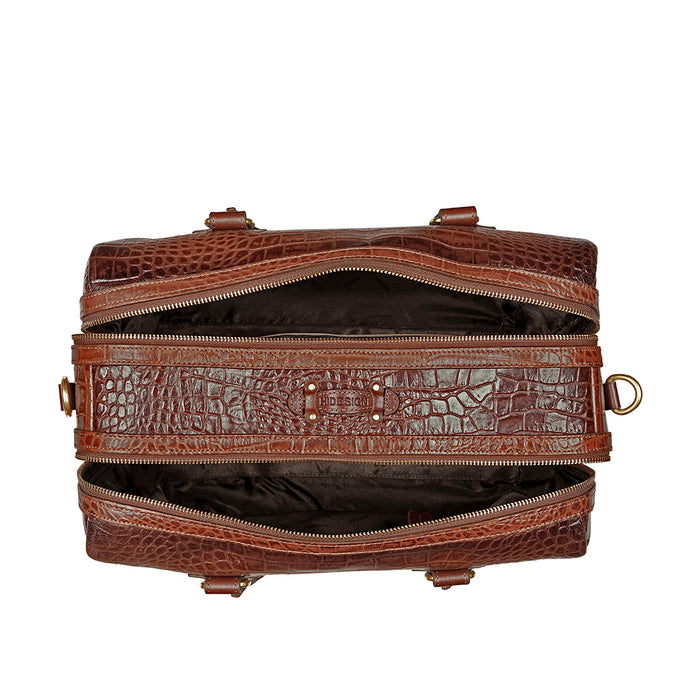 Wanderer 03 Tan Leather Duffle Bag