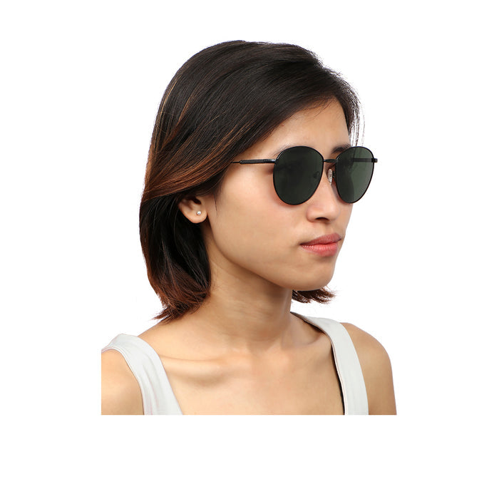 Weeknd Unisex Green Round Sunglasses
