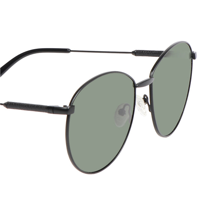 Weeknd Unisex Green Round Sunglasses