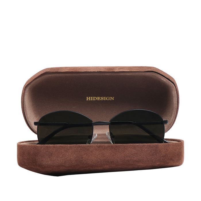 Weeknd Unisex Green Round Sunglasses