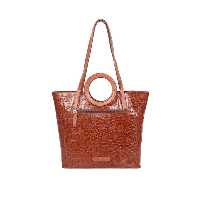 Whitney 01 Tan Leather Tote Bag