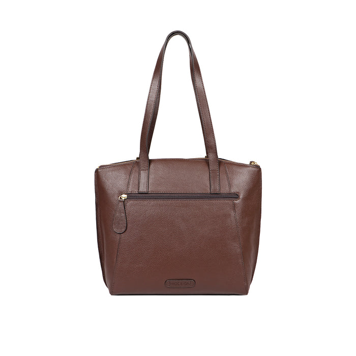 Whitney 04 Brown Leather Tote Bag