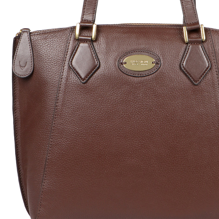 Whitney 04 Brown Leather Tote Bag