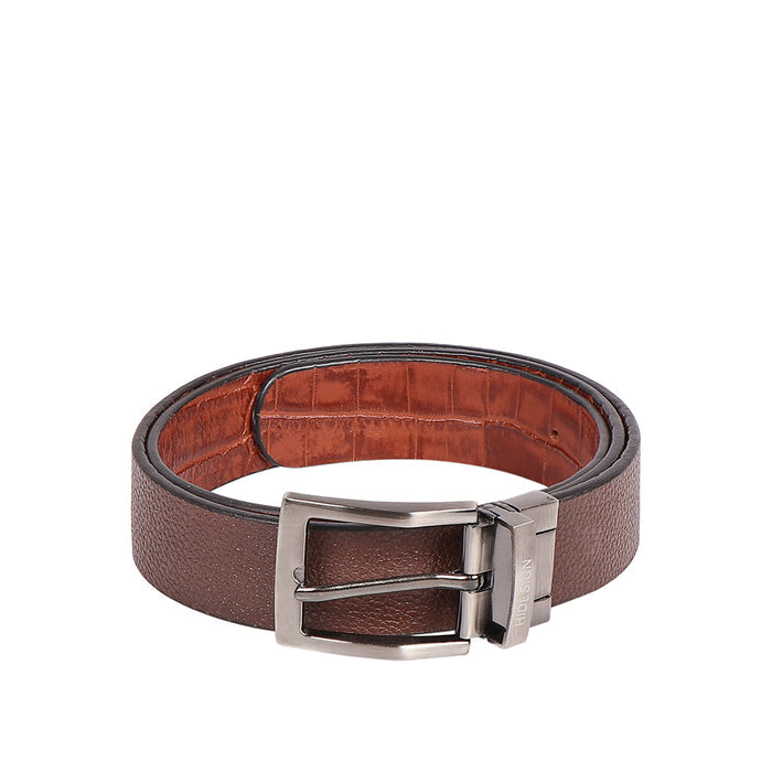 Wickham 02 Men's Tan Reversible Leather Belt