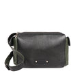 Woke 01 Black Leather Shoulder Bag