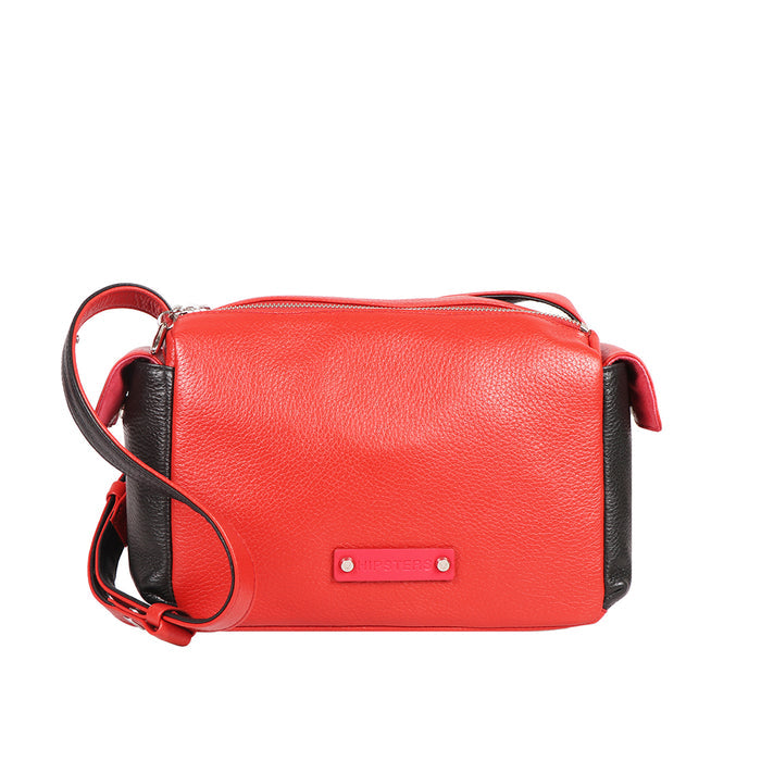 Woke 01 Red Leather Shoulder Bag