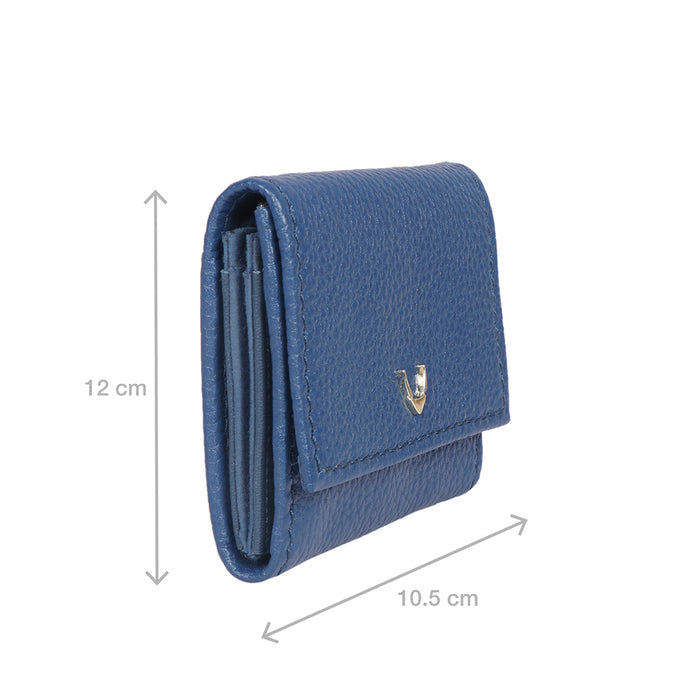 Woke W1 Blue Leather Bi-Fold Wallet
