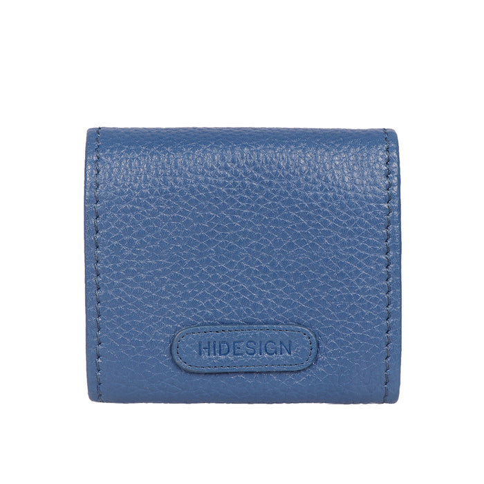 Woke W1 Blue Leather Bi-Fold Wallet