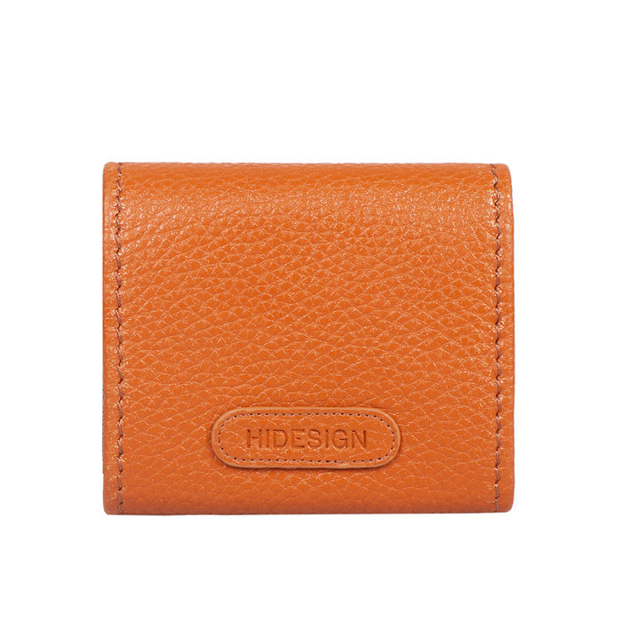 Woke W1 Orange Leather Bi-Fold Wallet